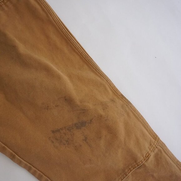 Dickies Tan Heavyweight Cotton Double Knee Carpenter Dungaree Pants 32X30 - Picture 7 of 16